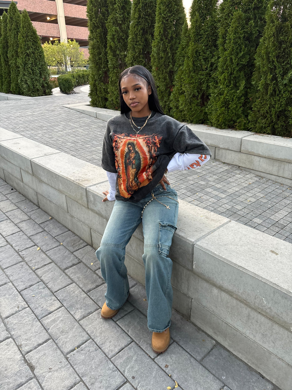 Freed Doubled layered Long-sleeve