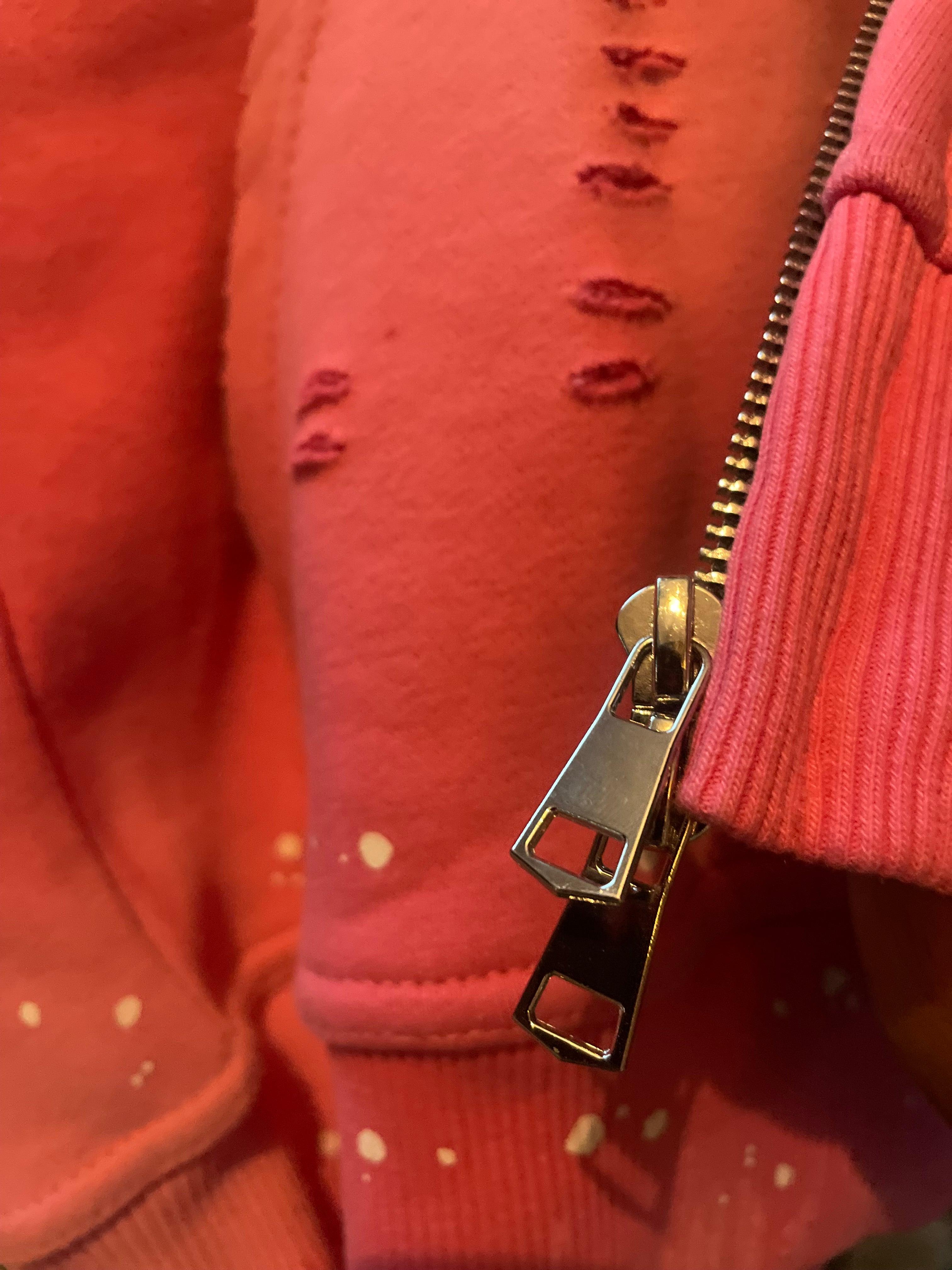 Art Pink Zip-up