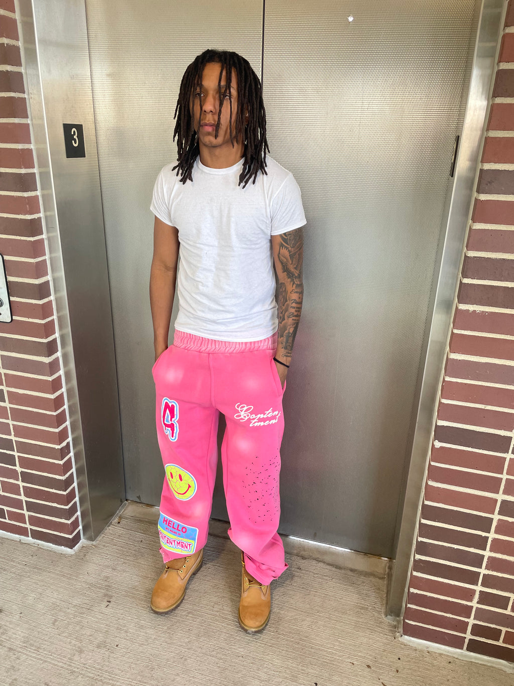 Art Pink Sweats