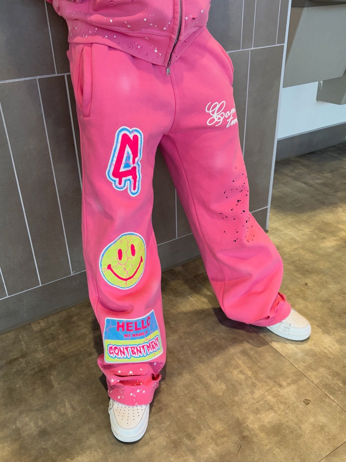 Art Pink Sweats