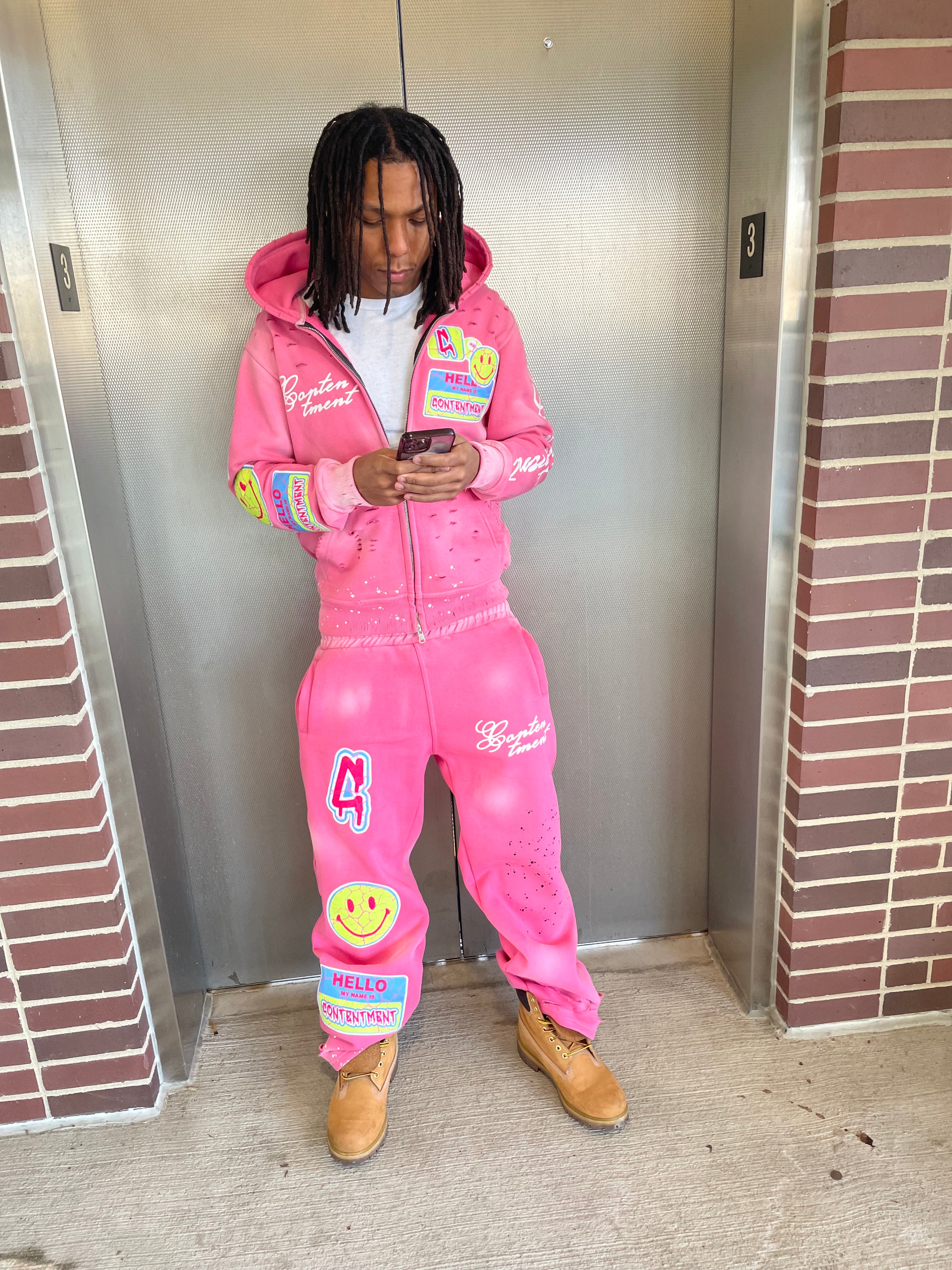 Art Pink Sweats