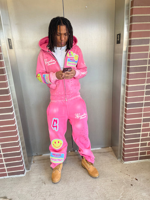Art Pink Sweats