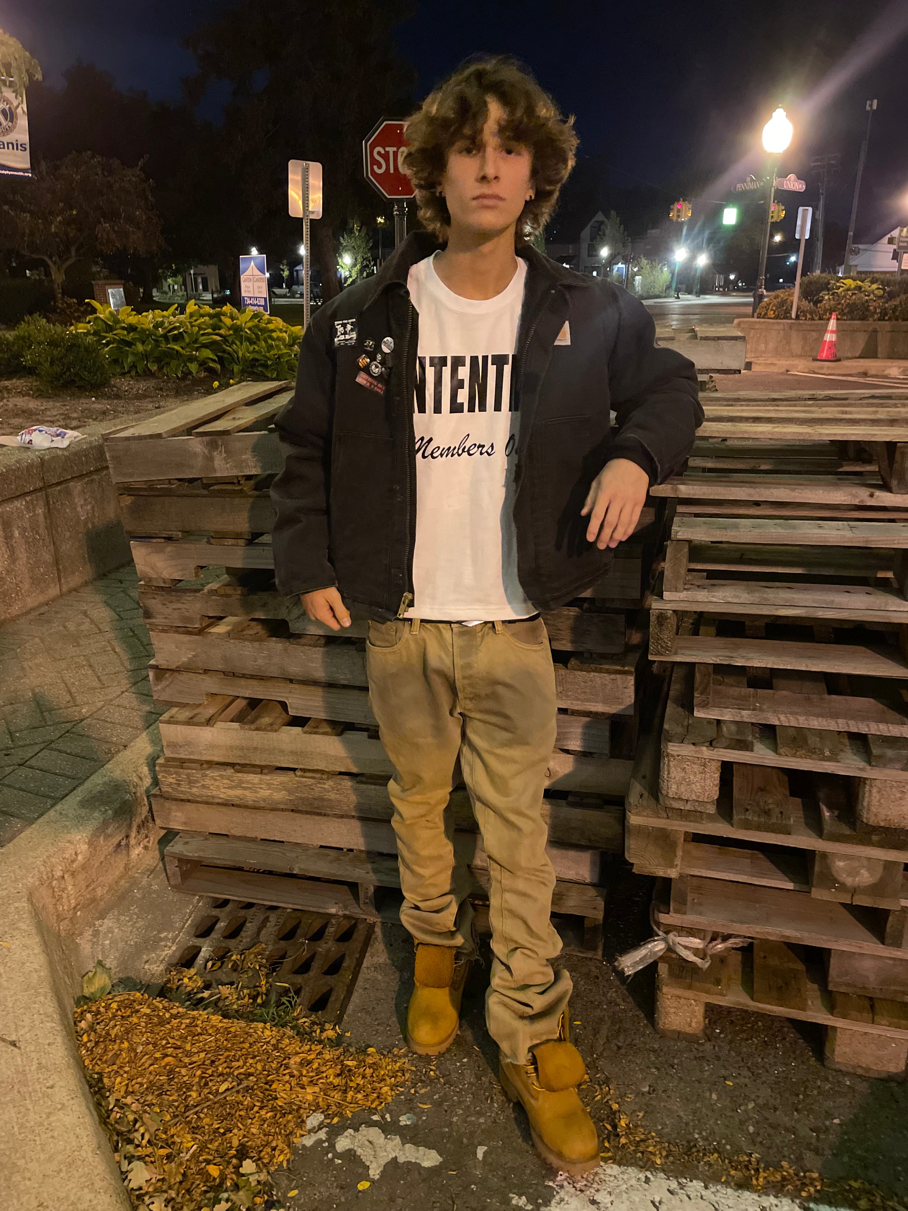 Members Only White Boxy T-shirt