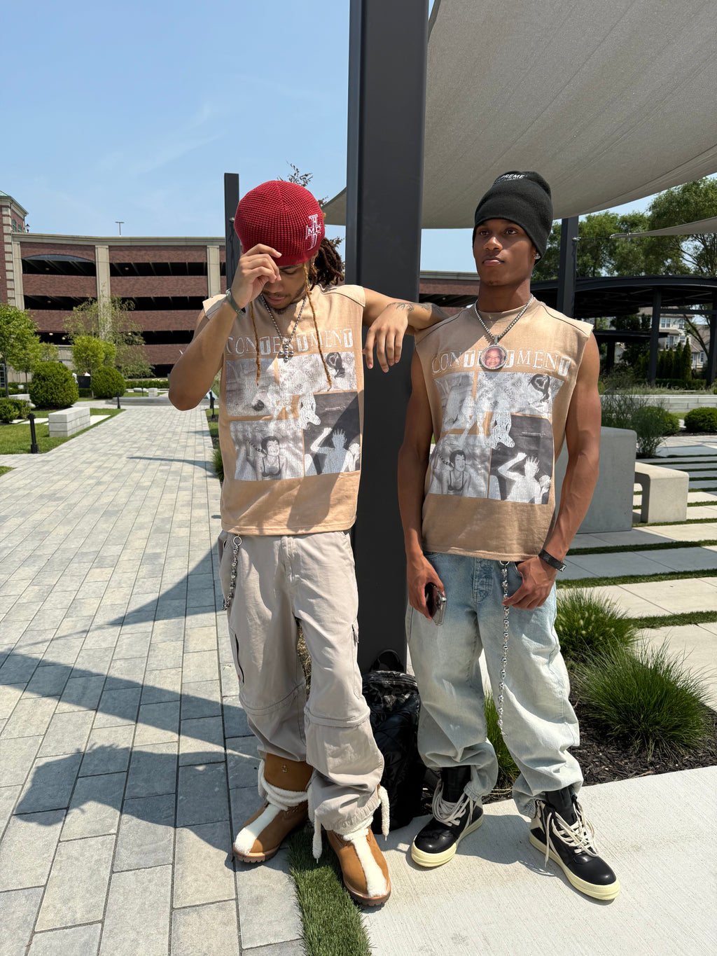 Dream Beige cutoff T-shirt