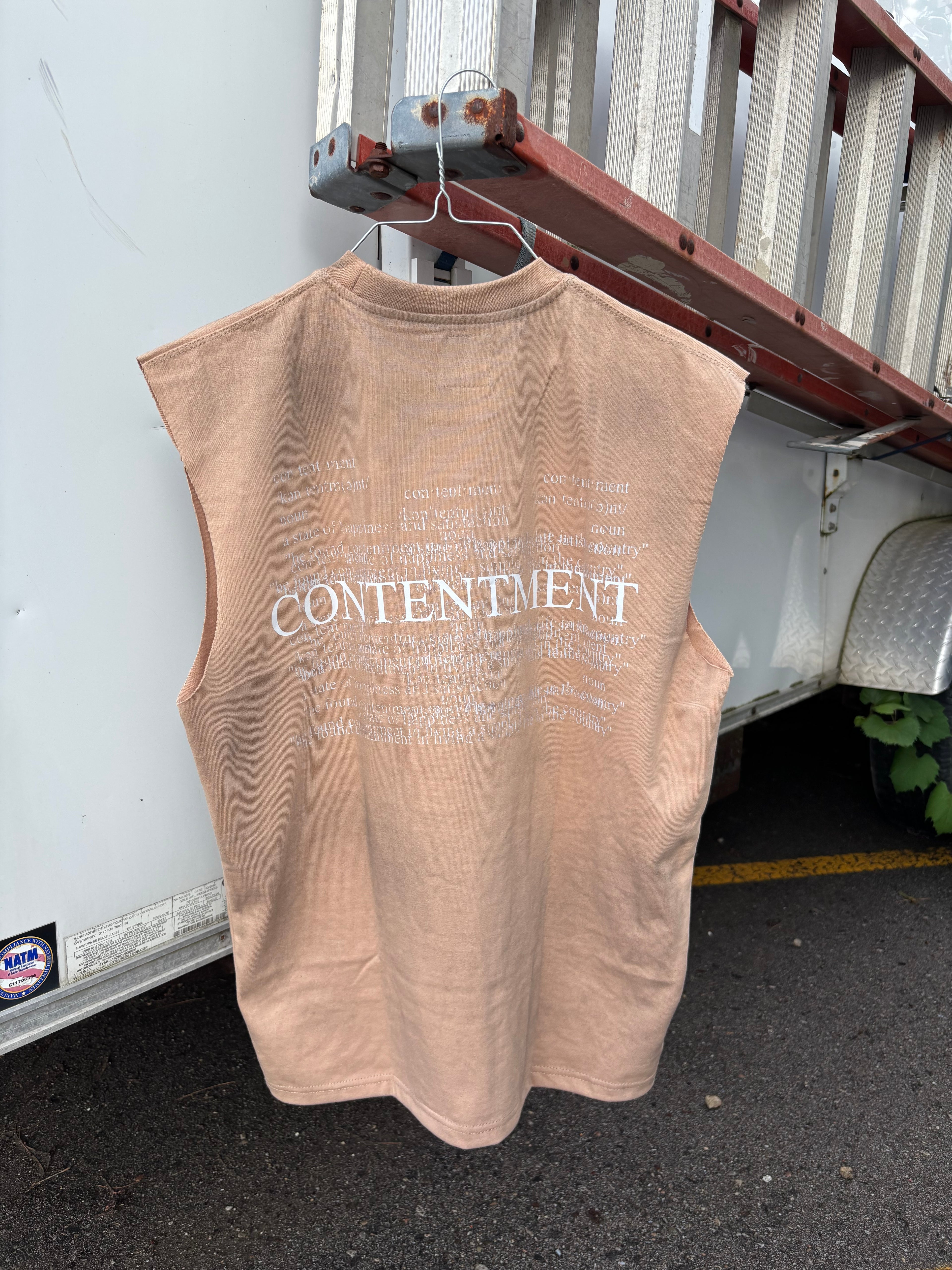Dream Beige cutoff T-shirt